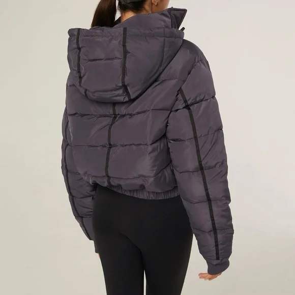 IVL COLLECTIVE - PUFFER JACKET - ODYSSEY GRAY - SIZE MEDIUM - Picture 4 of 7